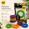 No Mosquito Pack Pulsera repelente de mosquitos Multicolor 10 piezas
