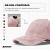 Gorra de Gamuza con Broche Ajustable. Gorra de béisbol unitalla