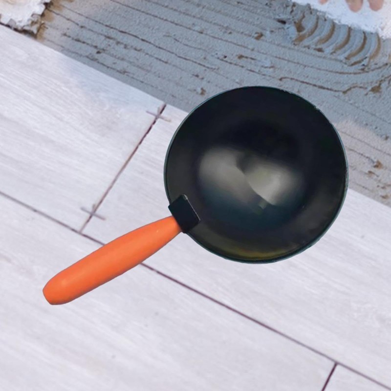F Fityle Cement Bucket Scoop Carbon Steel Scooper for Plasterers