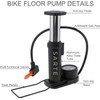 SARTE Bike Car Foot Pump Super Fast Bicycle Air Pump