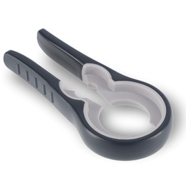 KADAX Plastic Bottle Opener, Jar Opener, Jar Opener, Lid Opener, Can Opener, Multifunction Jar Opener, Easy to Use for Kids (Grey)