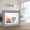 Malden Daddy's Girl Picture Frame, Gray Textured Wood Grain Finish,