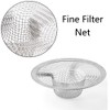 Sink Drain Strainer, 2Pcs Stainless Steel Kitchen Sink Filter Mesh