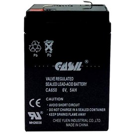 Game Feeder Battery 6v 5ah SLA AGM Rechargeable Battery by Casil