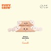 Puffy Crew Squeaky Dog Plush Toy, Bakery Bite_Stick Collection, 12",