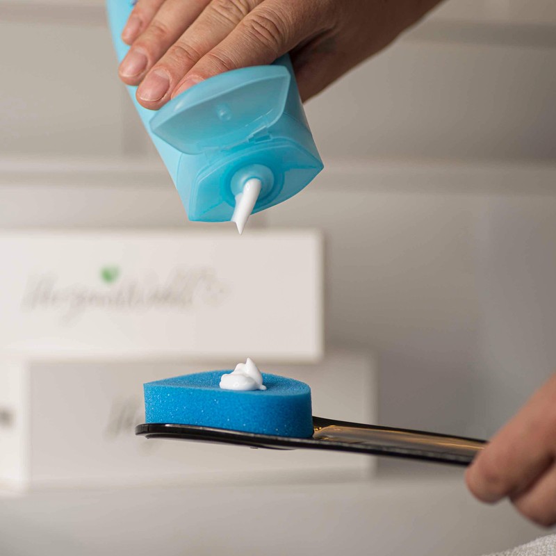 HERZENSWAHL 10x (Replacement Sponges) for Folding Cream Aid for Back