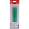 Candelina Mezzo Stelo Verde 12 Pz