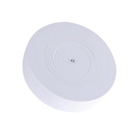 TEHAUX 1roll Meters White Flat Elastic Band Stretchy Nylon Webbing for Sewing Clothing Accessories Knitting Projects and DIY Crafts Wide Versatile Usage