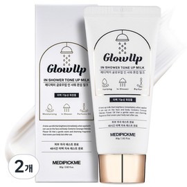 Medi Pick Me Glow Up In-Shower Tone Up Milk, 80g, 2 units / 메디픽미 글로우업 인샤워 톤업밀크, 80g, 2개