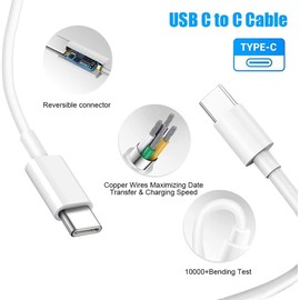 140W, Compatible with MacBook Pro Charger& Mac Book Air Charger, for Mac Book Pro& Air 16 15 14 13 inch,M1 M2 M3 M4,MacBook 12(2015-2017),Other C Interface Devices (140W)