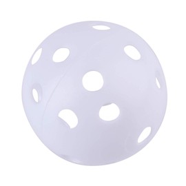 Forgetek Golf Balls Practice Set of 50 Plastic Hollow Balls Lightweight Perforated Training Balls for Indoor Outdoor Practice (White)