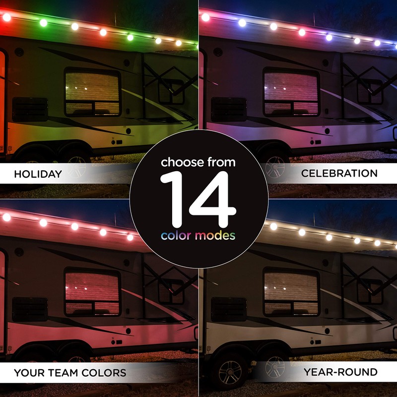 Enbrighten USB-Powered Café String Lights, 24ft, 24, LED, Indoor or