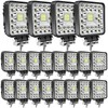 LED Tractor Work Lights MUVKQC 4 Inch 123W 12000lm Square