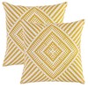 TreeWool Kaleidoscope Accent Set of 2 Cotton Cushion Covers (55