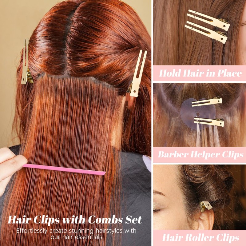 IKOCO - Juego de 50 pinzas de doble punta, clips