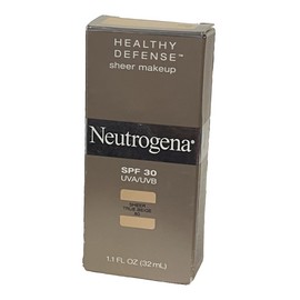Neutrogena Healthy Defense Sheer Makeup, SPF 30, Sheer True Beige # 80