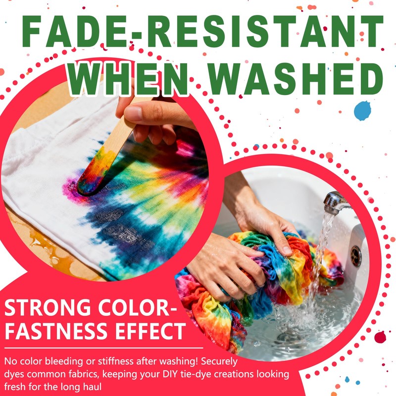 DOTUHAO 10 Colors Tie Dye Powder Kit, Tie Dye Set