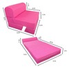 Amfuton Sleeper Chair Folding Foam Beds, Portable Bed Sit Sleeper