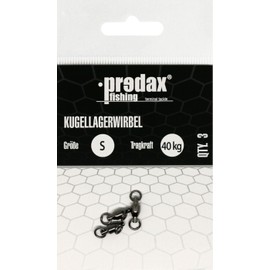 Predax Ball Bearing Swivel Black Nickel - 3 Barrel Swivels, Load Capacity: 40 kg