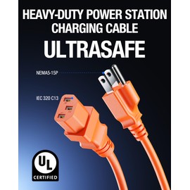 ALIENSX UL Listed Heavy-Duty Power Station Fast Charging Cable