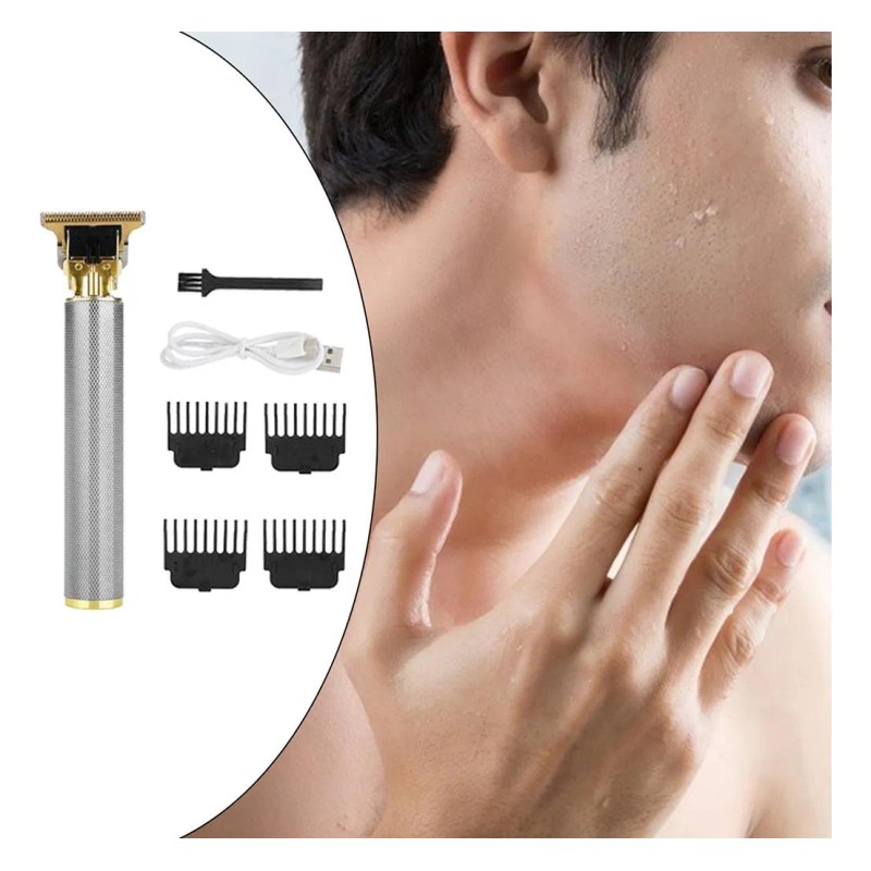 2 Cortadora De Barba Eléctrica Inalámbrica Recargable De