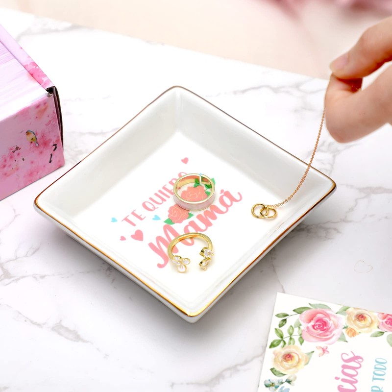 Nefelibata Mexican Jewelry Dish Feliz Dia de Las Madres Mexico