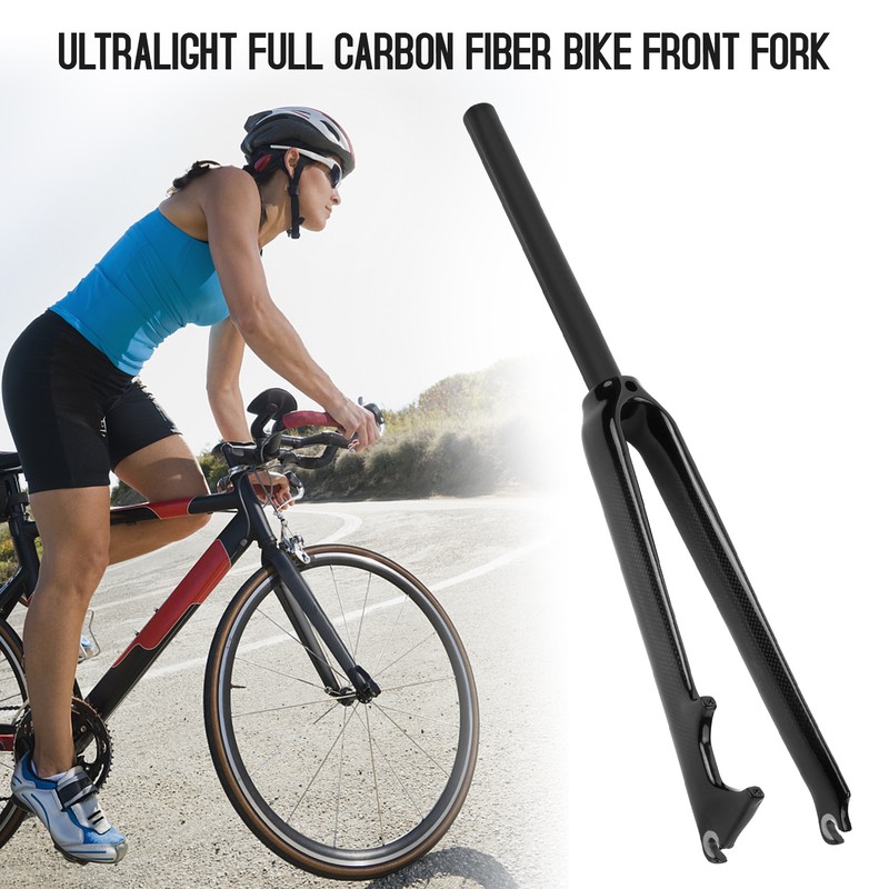 Ultralight Full Carbon Fiber Bike Front Fork 700C Road Bicycle
