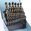 CaRoller 29Pcs Drill Bit Set, 135 Degree Tip High Speed