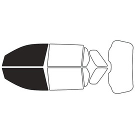 Rvinyl Window Tint Kit Compatible with GMC Terrain 2010-2017 - Black 20% - Single Ply No Bubble Film - Do it Yourself Vehicle Front Precut Kit