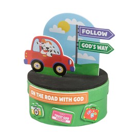 Fun Express 3 3/4" x 4 1/2" On The Road VBS Prayer Box Craft Kit - Makes 12, Vacation Bible School Supplies