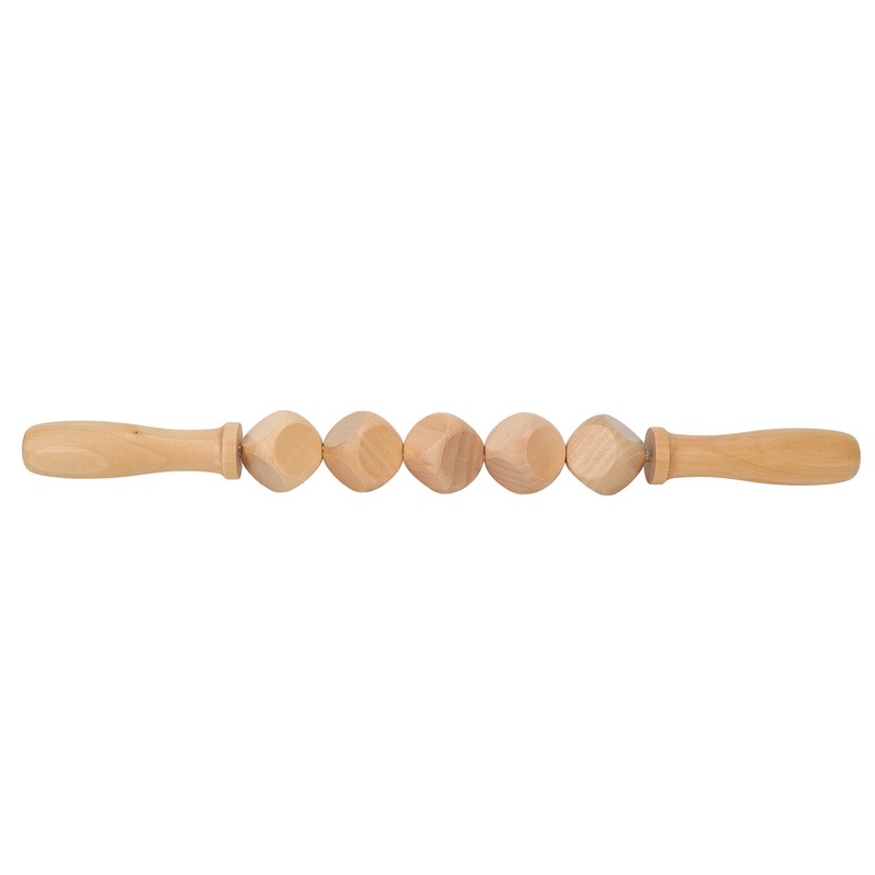 Fascia Massage Roller Meridian Dredgin Wooden Scraping Rods with 5pcs