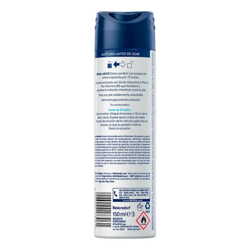 Desodorante Nivea Derma Control Defend 150ml