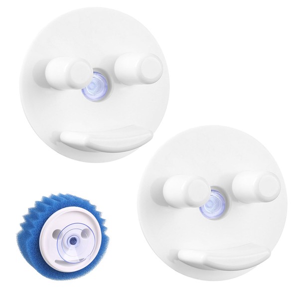 Vordpe Pack of 2 Sponge Holders, Smiley Sponge Holder with