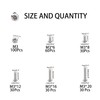 Rrina 304 Stainless Steel Button Head Torx Security Screws Tamper