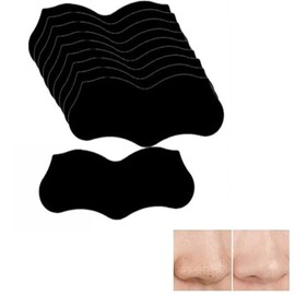Roczential 100 Pack of Blackhead Removal Strip, Nose Strip, Blackhead Pore Strip, Charcoal Deep Cleaning Nose Strip, Suitable For Men And Women (black）