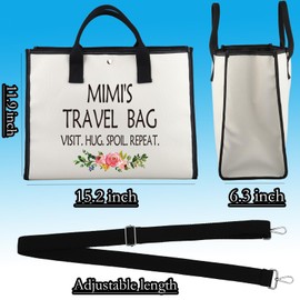 WCGXKO Mimi Gift Mimi Mother's Day Gift Grandma Birthday Gift Travel Gift Cosmetics Bag (MIMI'S TRAVEL LT)