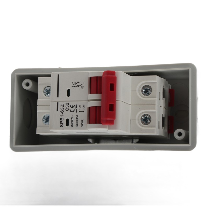 PV Solar Disconnect Switch Photovoltaic Circuit Isolator Miniature RV Breaker