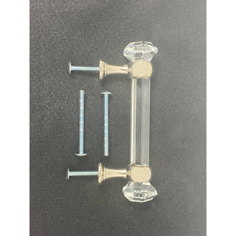 #G-60 3 in. CKP Brand Elegance Glass Collection Clear Glass