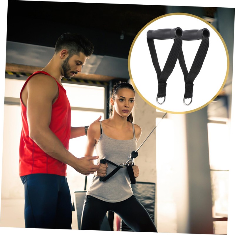 CORHAD Elevate Your Strength Training 2pcs Fitness Handle Pull Rope