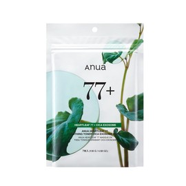 ANUA Dokudami 77 Soothing Tonershika Exosome Mask Pack (7 Pieces), Face Mask, Moisturizing, Moisturizing, Dry Skin, Mixed Skin, Heartleaf 77 Soothing Cica Mask, Daily Pack, Korean Pack, Korean
