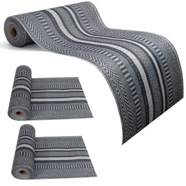 20 Pieces Boho Disposable Table Runners Roll 12x72 Inch, Non-Woven Waterproof Runners with Tear Line, Bohemian Decor for Wedding, Party, Events, Rustic Table Decorations Supplies (Burlap)