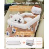 BurgeonNest Dog Car Seat for Small Dog, Center Console Dog