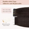 Tess Tape Extensions, Real Hair Tape-in Hair Extensions, Remy Human