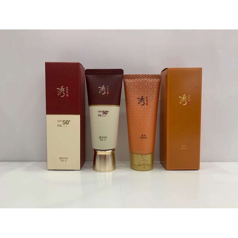 Sooryehan Hyobidam Fermented Sun Cream 100ml Large Capacity + Bone