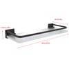 Floating Shelf Space Aluminum Acrylic Wall Mounted Decorative Storage Shelf