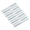 METALLIXITY 10 Pcs Double Head Screw M8 Screw 100mm Length
