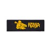Martial Arts White Head Band Headband) - Black Ninja