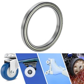 ACROPIX 6820ZZ Deep Groove Ball Bearings P0 100x125x13mm Lubricated Bearings Double Metal Seal Silver Tone Scooter Skateboard Wheel
