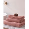 ESSENZA Connect Organic Plain Rose Towel 60 x 110 cm