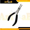 German Stainles Steel Black Grip Handle Nosepad Applying Pliers -